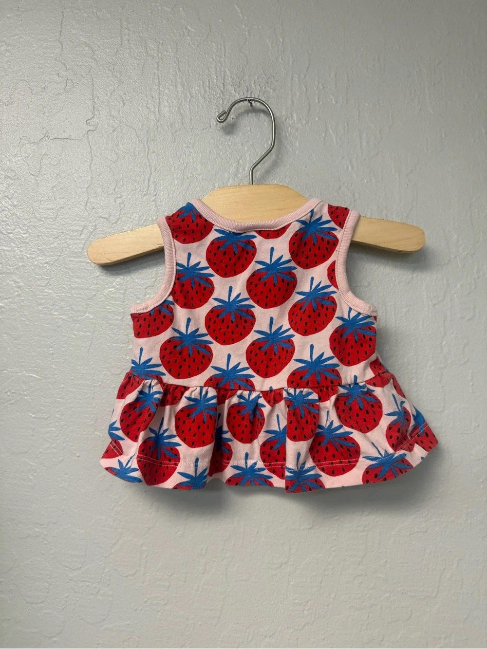 $10 ADD ON hanna andersson‎ strawberry top organic cotton 6-12M mini boden zara